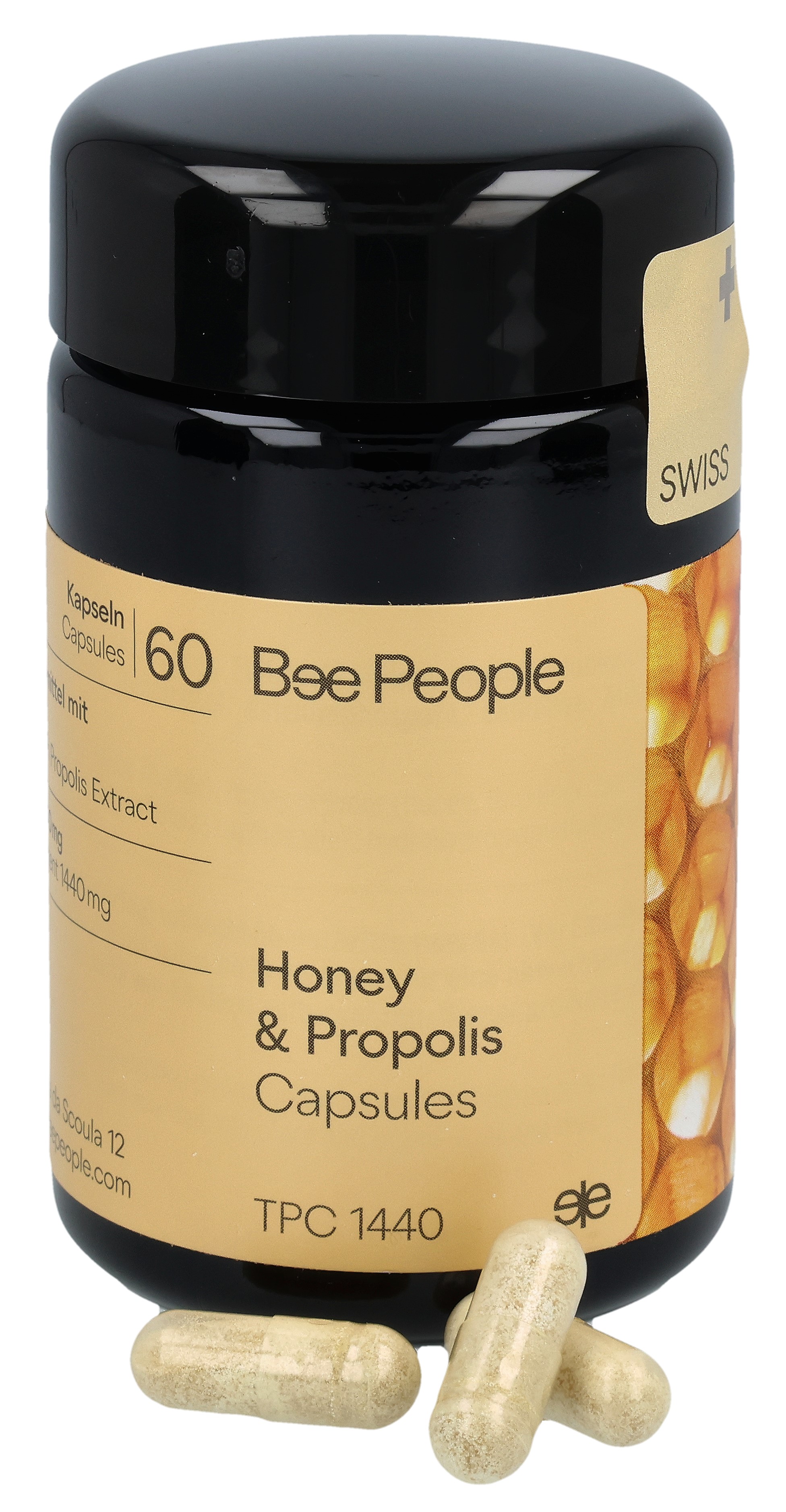 BEE PEOPLE Honey & Propolis Kaps Glas 60 Stk
