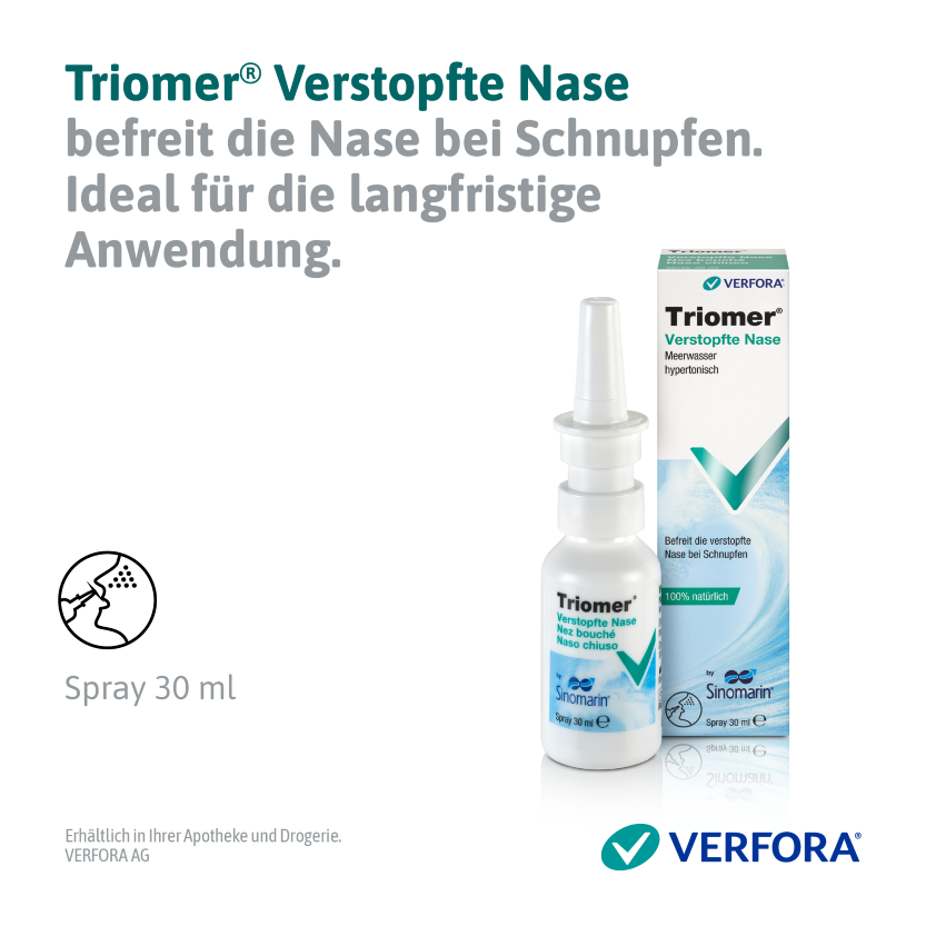 TRIOMER Verstopfte Nase Taschenspray Fl 30 ml