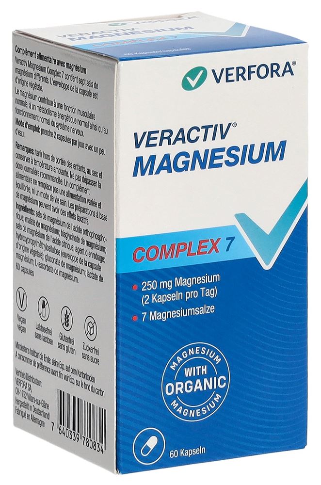 VERACTIV Magnesium Complex 7 Kaps Ds 60 Stk