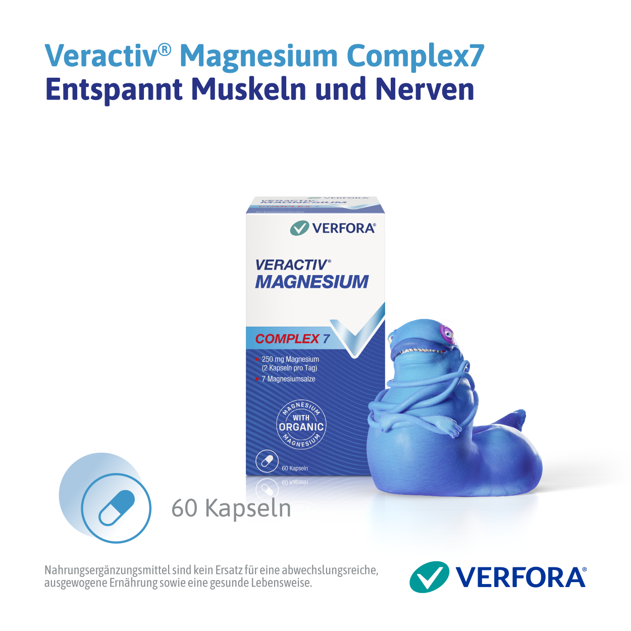 VERACTIV Magnesium Complex 7 Kaps Ds 60 Stk
