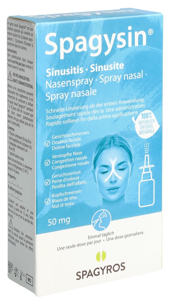 SPAGYSIN Sinusitis Nasenspray 50 mg
