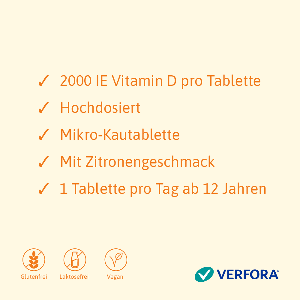 VERACTIV Vitamin D3 Wild Kautabl 2000 IE 60 Stk