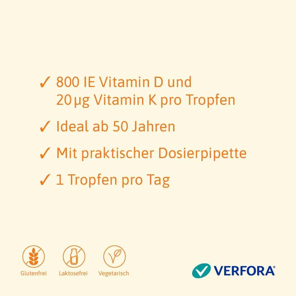 VERACTIV Vitamin D3K2 Wild Tropfen Pip Fl 10 ml