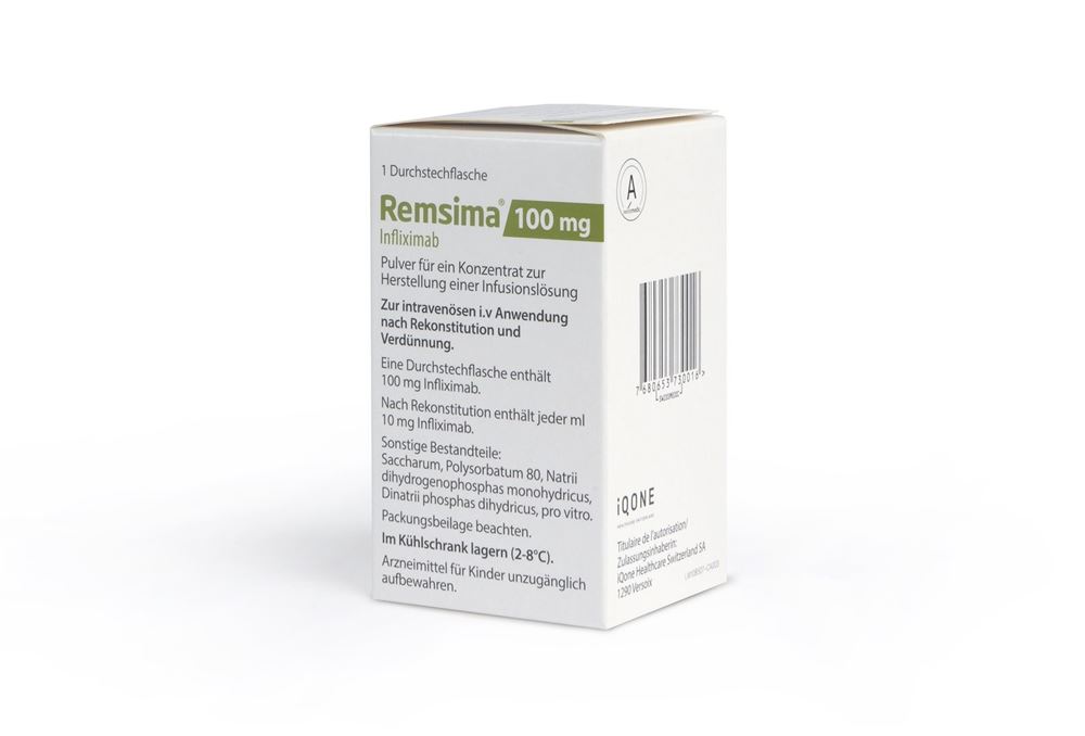 REMSIMA (IP-APS) subst sèche 100 mg flac