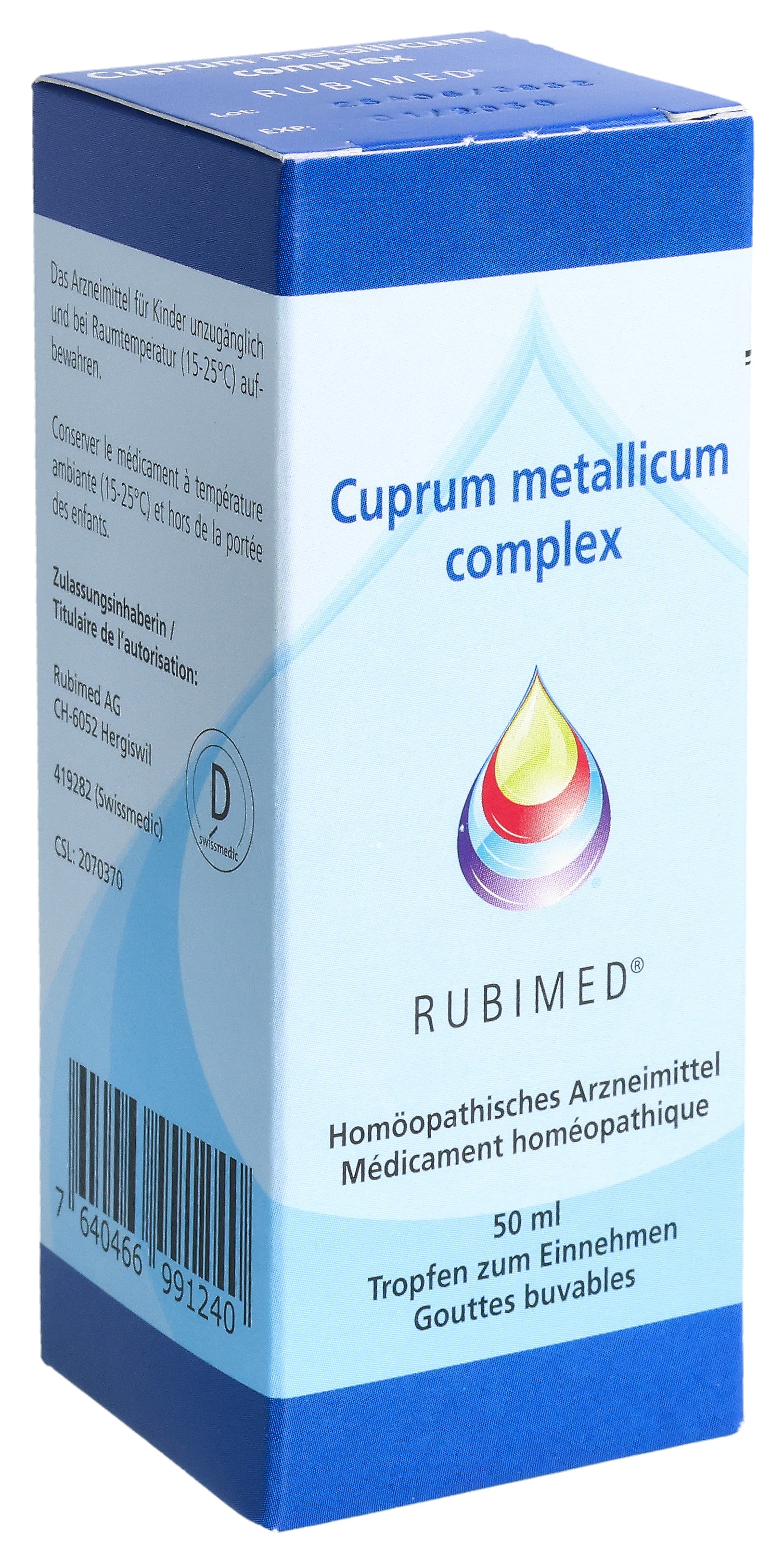 RUBIMED Cuprum metallicum comp Tropfen 50 ml