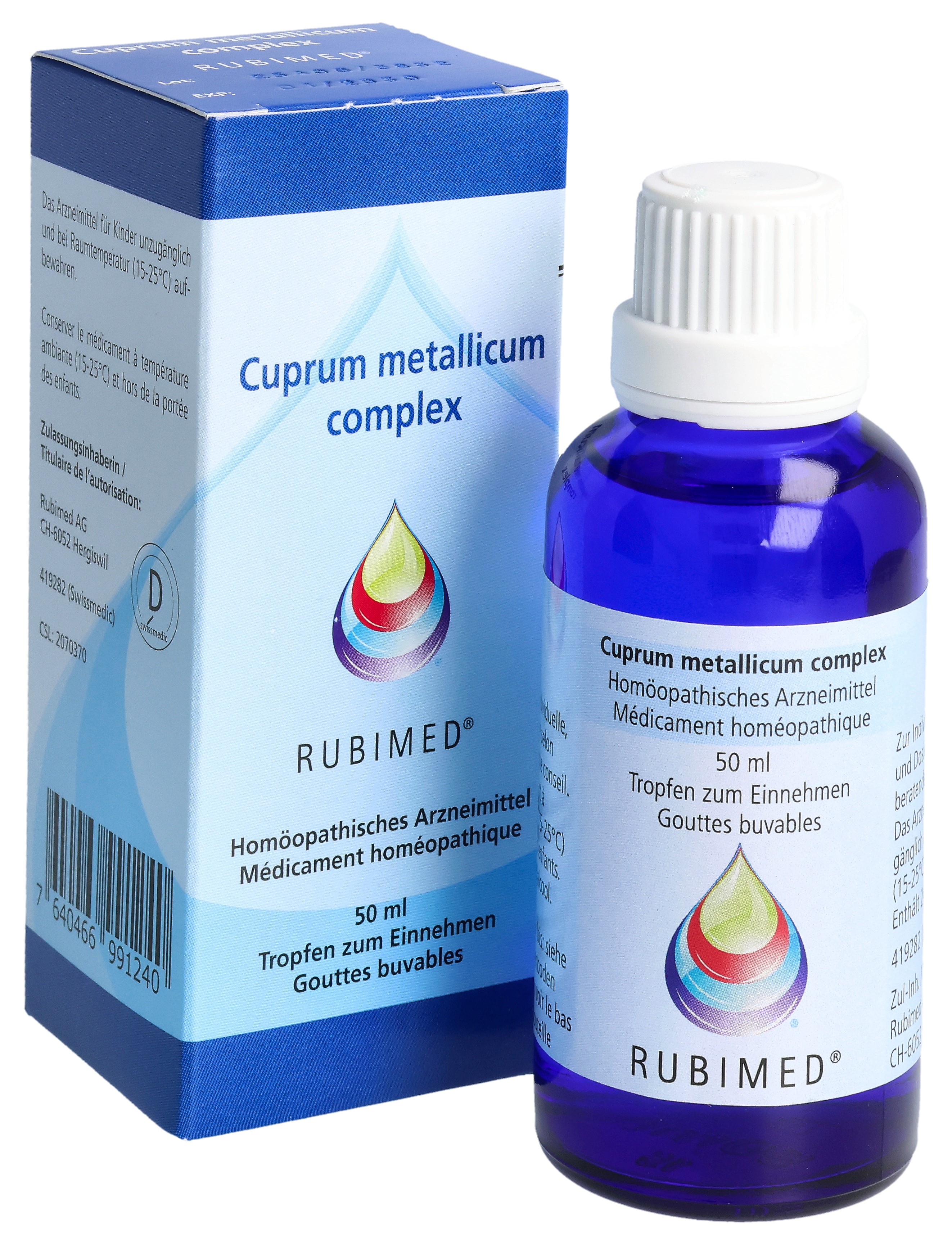 RUBIMED Cuprum metallicum comp Tropfen 50 ml