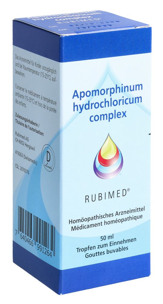 RUBIMED Apomorp hydrochl comp Tropfen Fl 50 ml