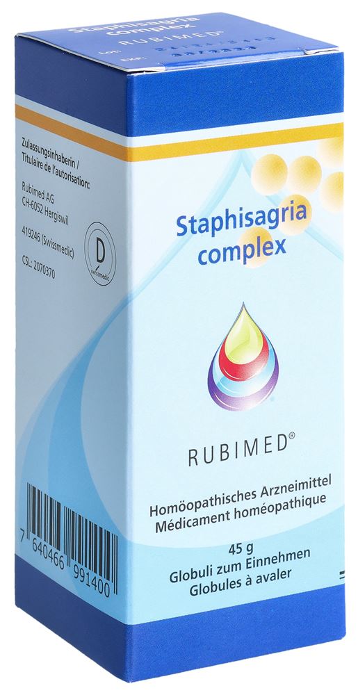 RUBIMED Staphisagria comp Glob Fl 45 g