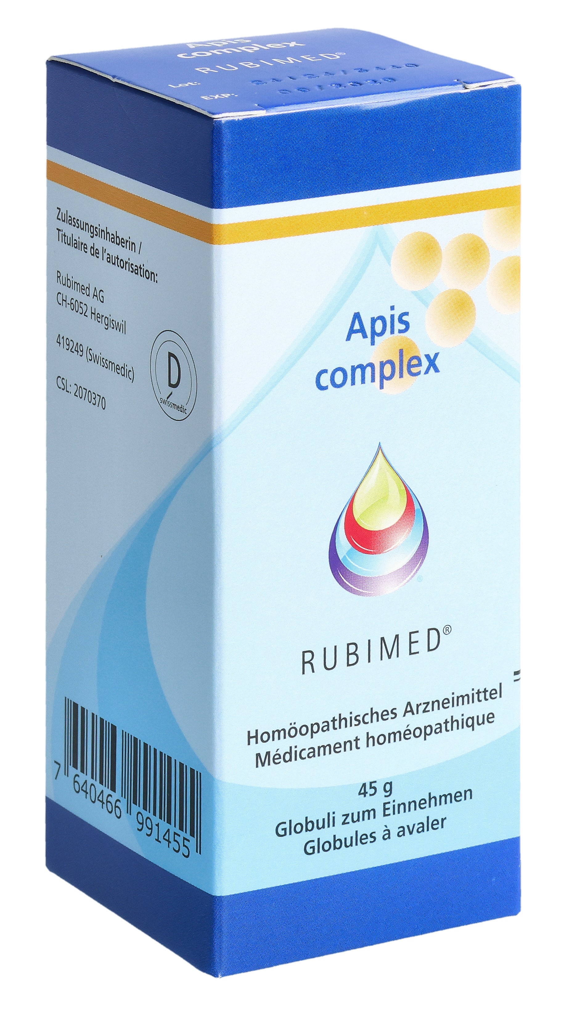 RUBIMED Apis comp Glob Fl 45 g