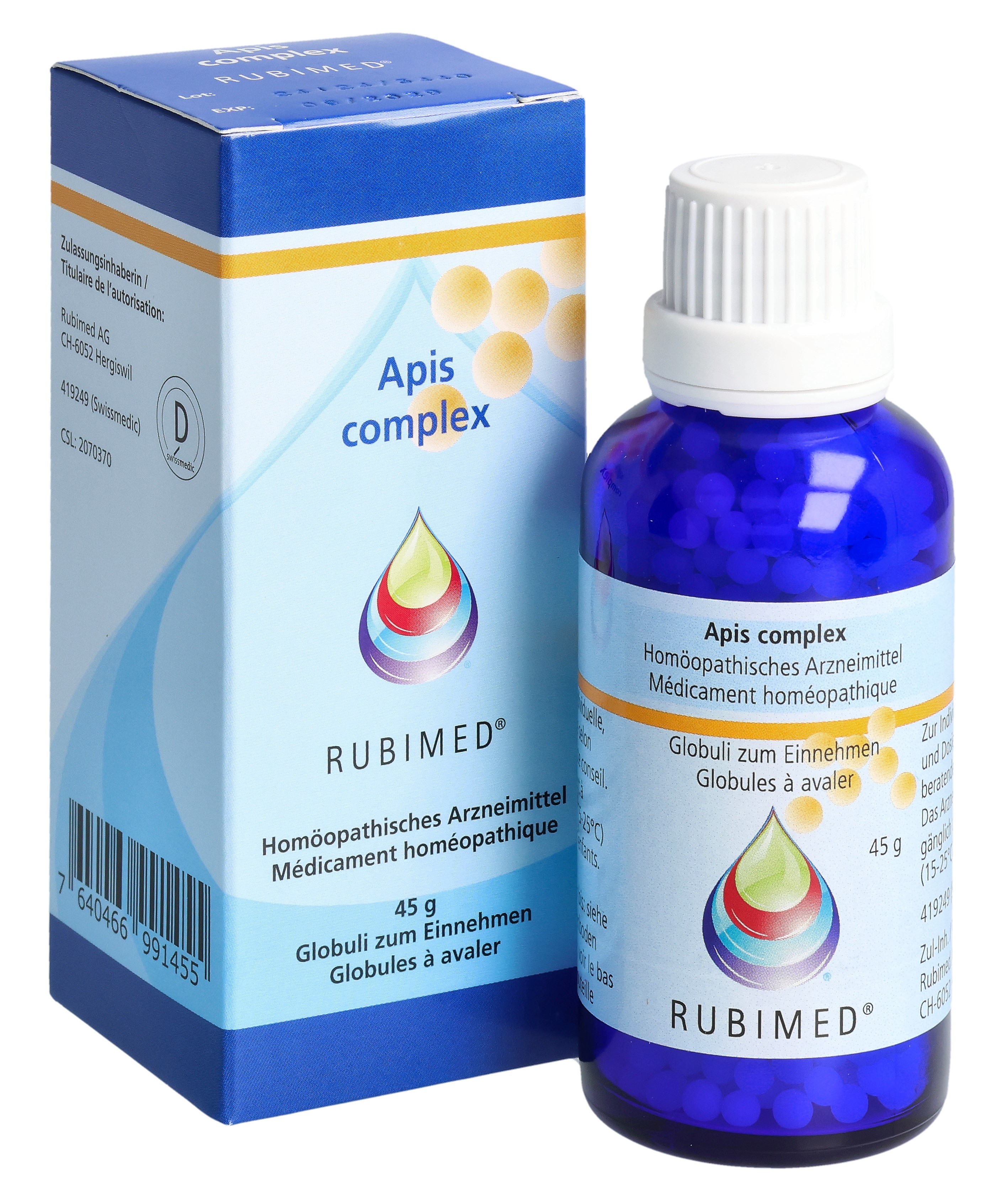 RUBIMED Apis comp Glob Fl 45 g