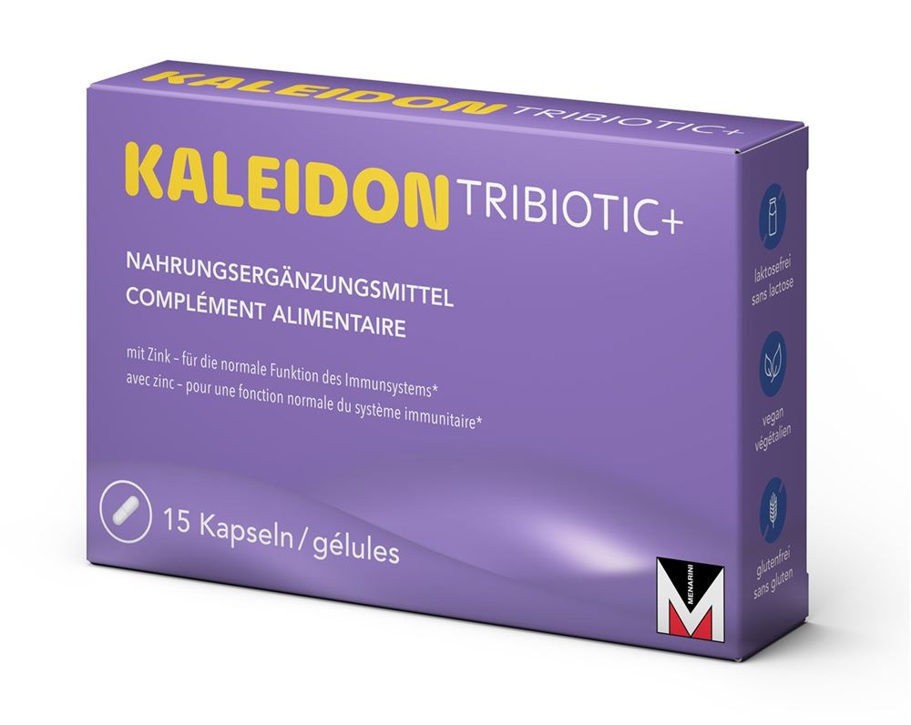 KALEIDON Tribiotic+ Kaps 15 Stk