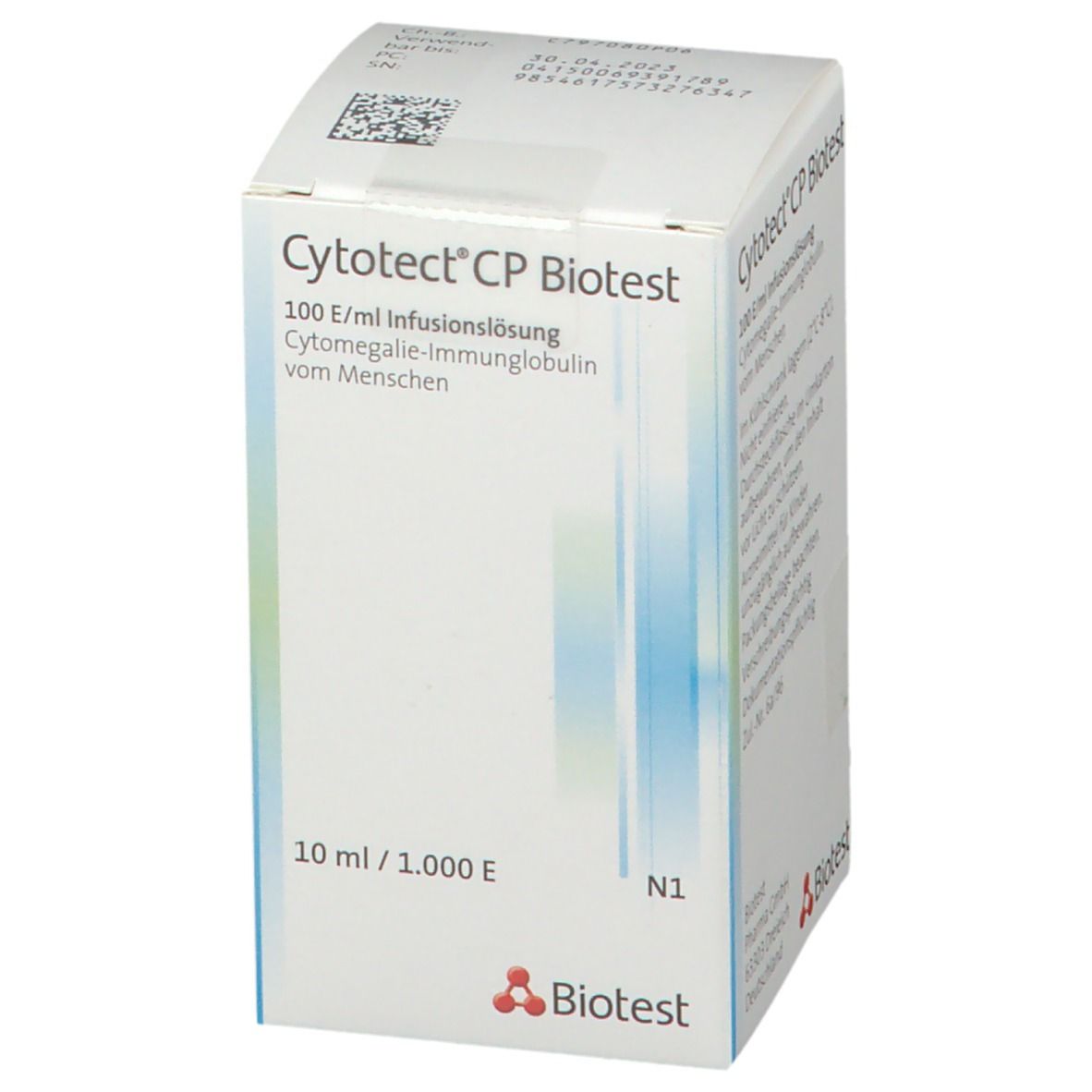 Cytotect CP Biotest, Infusionslösung