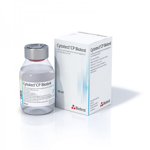 Cytotect CP Biotest, Infusionslösung