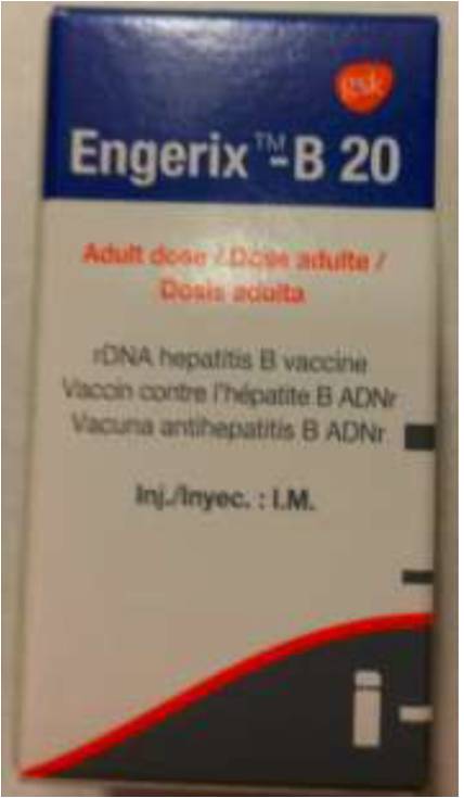 Engerix-B 20, Injektionssuspension