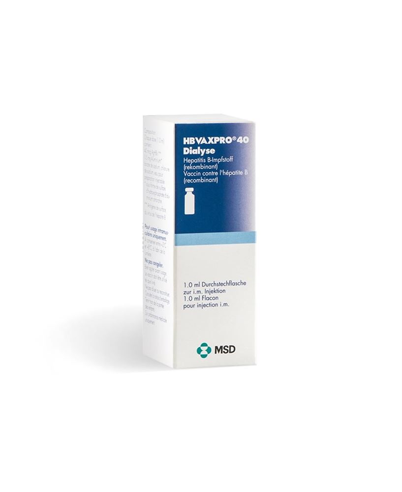 HBVAXPRO 40, Injektionssuspension