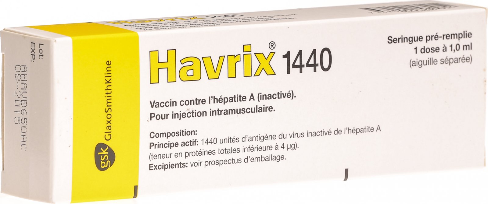 Havrix 1440, Injektionssuspension