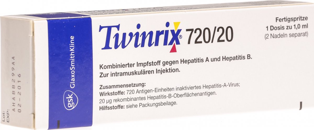 Twinrix 720/20, Injektionssuspension