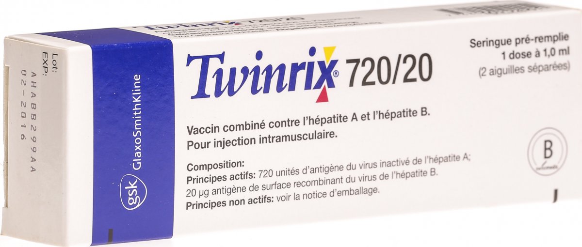 Twinrix 720/20, Injektionssuspension