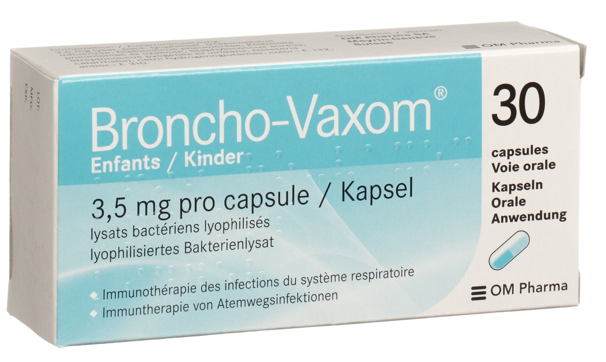 Broncho-Vaxom capsules enfants 30 capsules