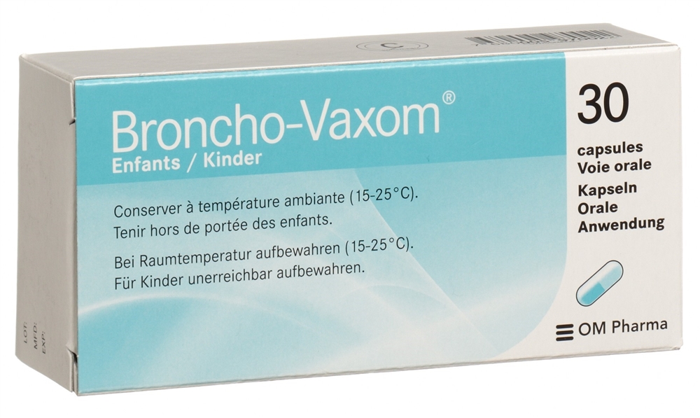 Broncho-Vaxom capsules enfants 30 capsules
