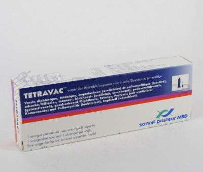 Tetravac, suspension injectable