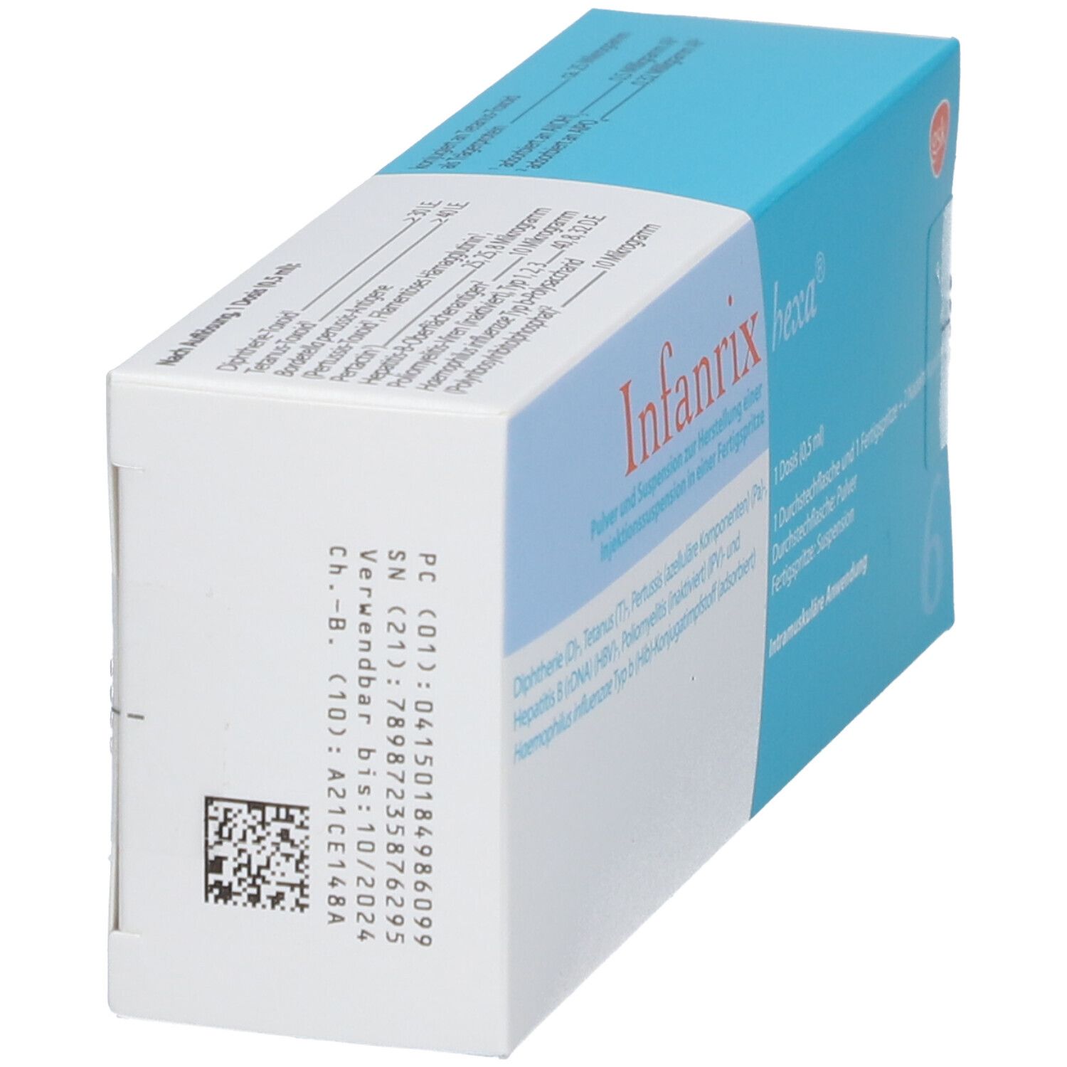 Infanrix hexa, Pulver und Suspension zur Herstellung einer Injektionssuspension