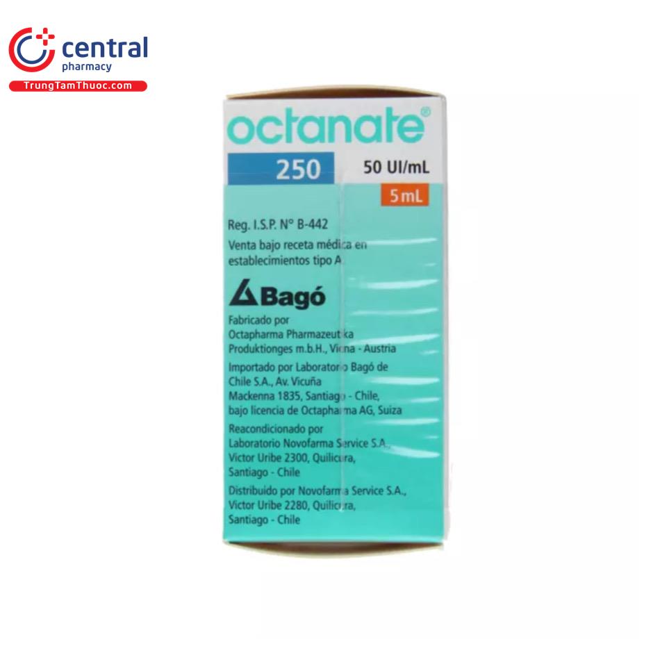Octanate 250 I.E., Pulver und Lösungsmittel zur Herstellung einer Injektionslösung