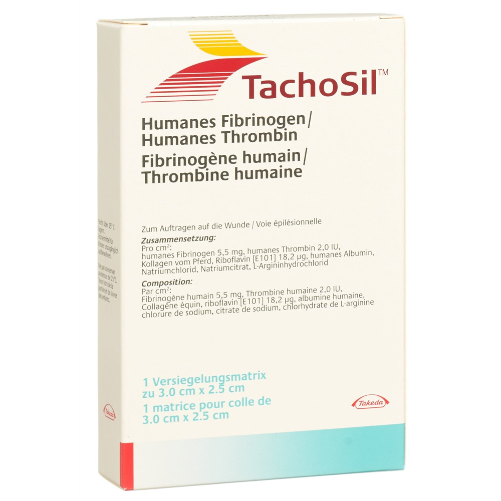 TACHOSIL matrice de scellage 3x2.5cm