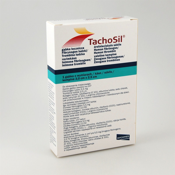 TachoSil, Schwamm