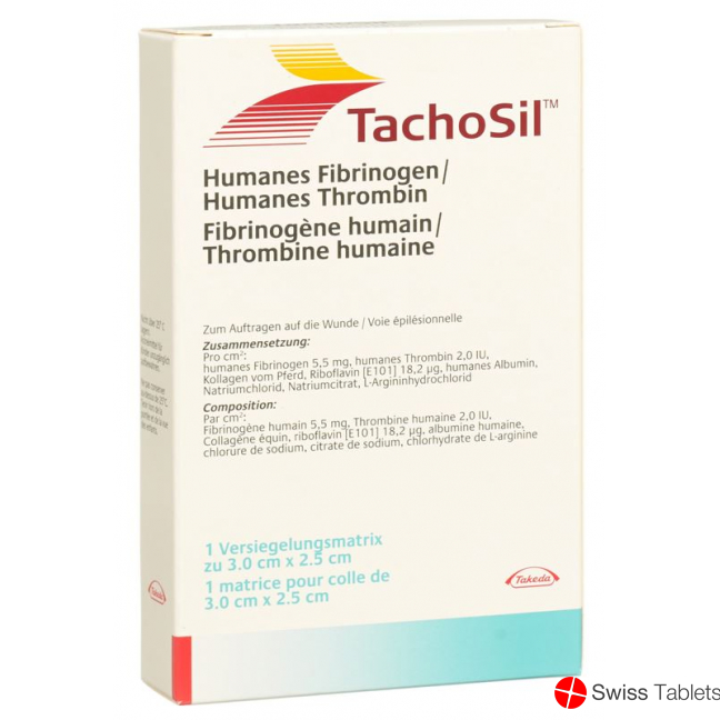 TachoSil, Schwamm