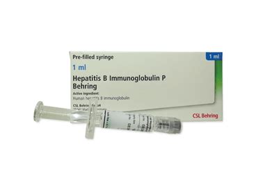 Hepatitis-B-Immunglobulin Behring, Injektionslösung