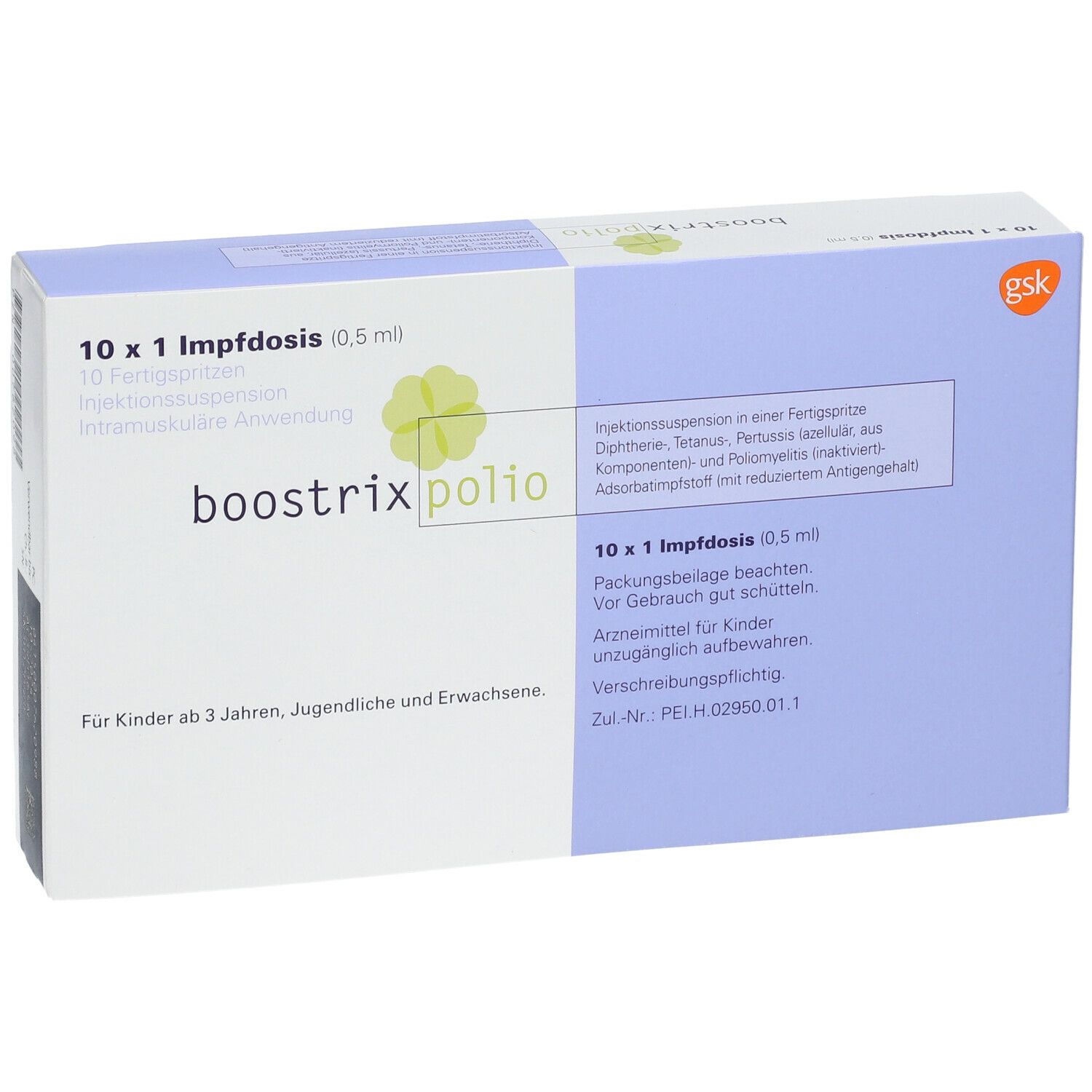 Boostrix Polio, Injektionssuspension