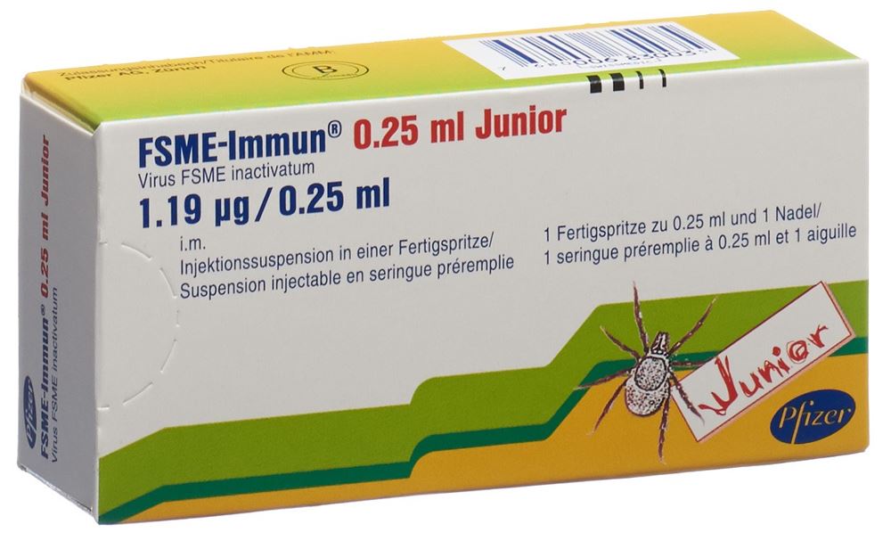 FSME-Immun 0.25 ml Junior, Injektionssuspension in einer Fertigspritze