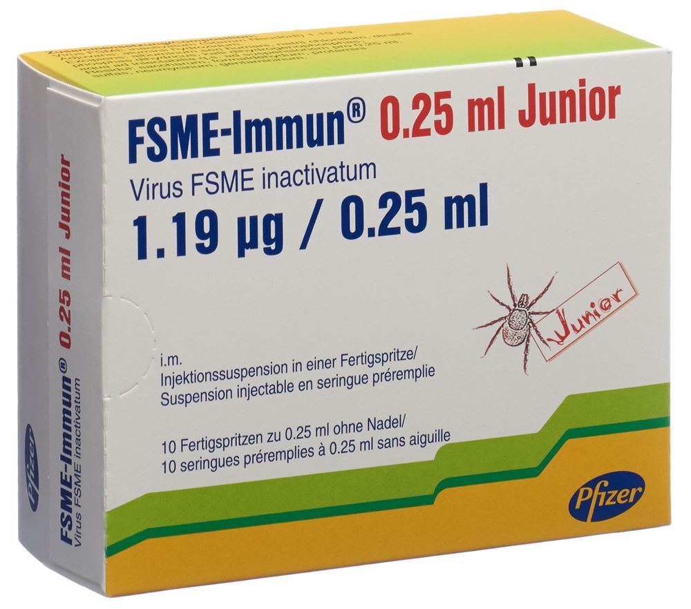 FSME-Immun 0.25 ml Junior, Injektionssuspension in einer Fertigspritze