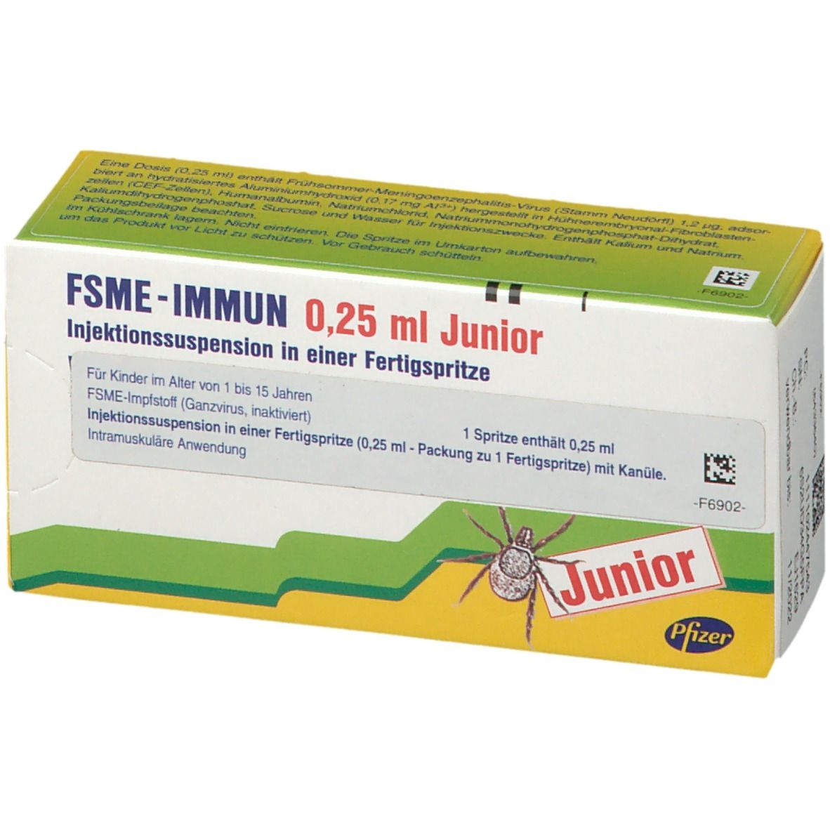 FSME-Immun 0.25 ml Junior, Injektionssuspension in einer Fertigspritze