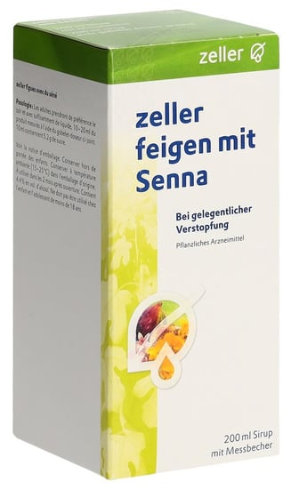 ZELLER figues avec du séné sirop 200 ml