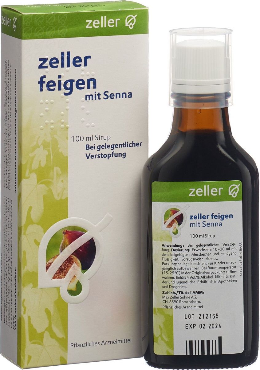 Zeller Feigen mit Senna Classic, Sirup