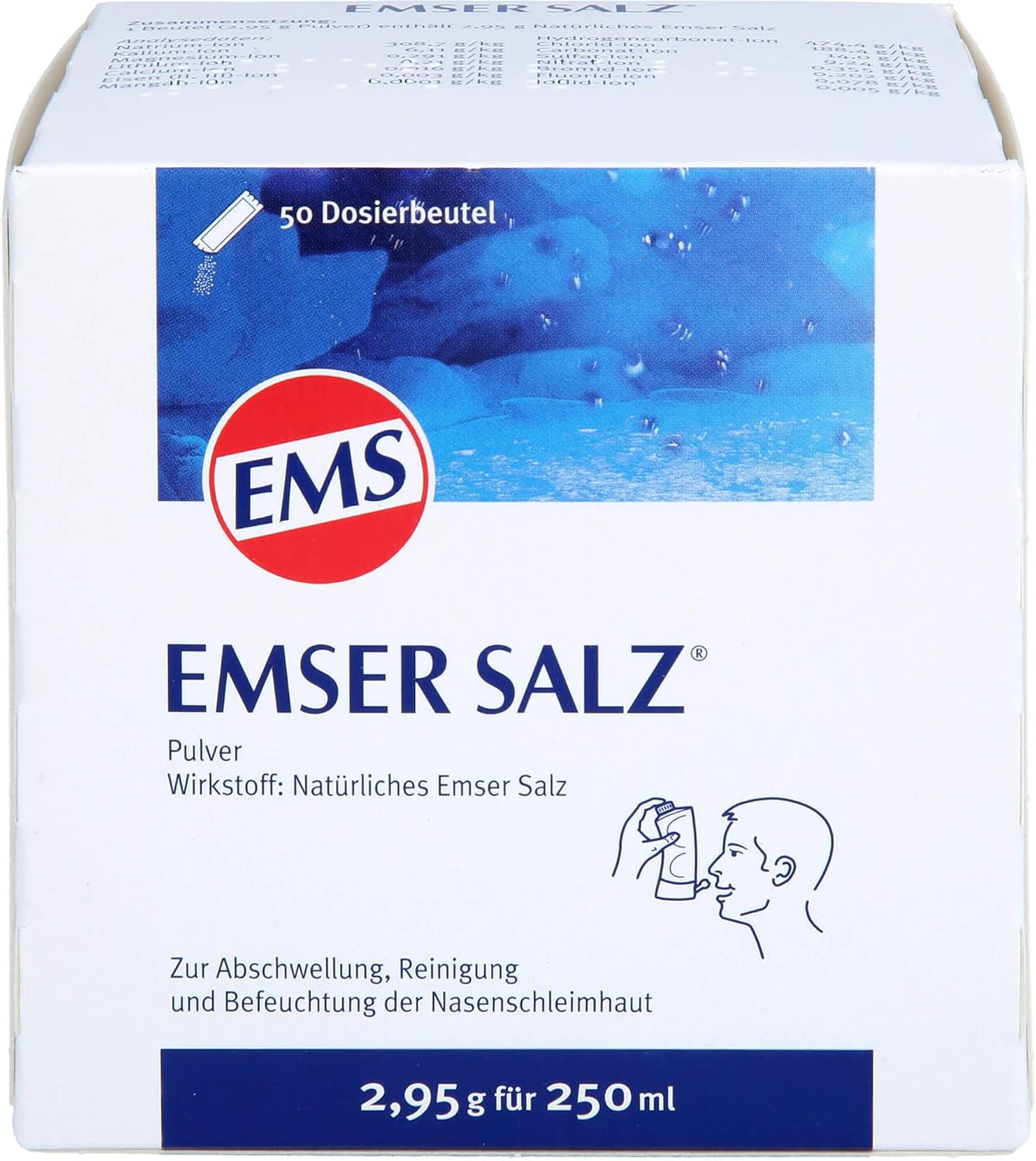 Emser Salz, Pulver zur Herstellung einer Nasenspülung/Mundspülung/Gurgellösung oder Lösung zu Inhalation