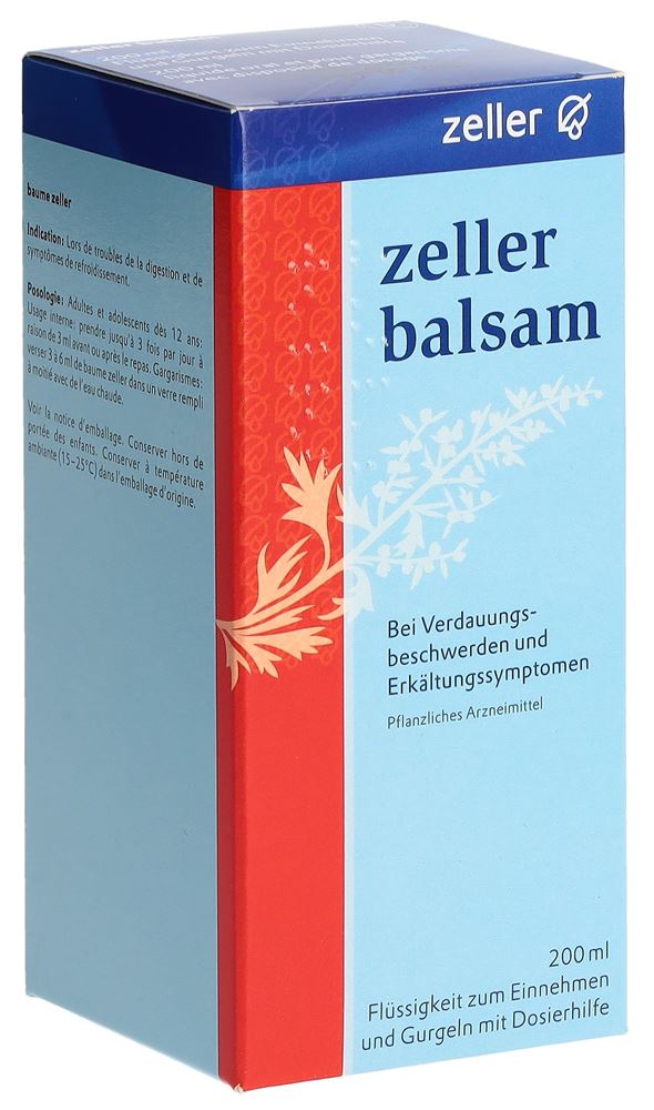 Zeller Balsam, Flüssigkeit zum Einnehmen und Gurgeln