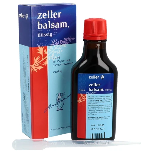 Zeller Balsam, Flüssigkeit zum Einnehmen und Gurgeln