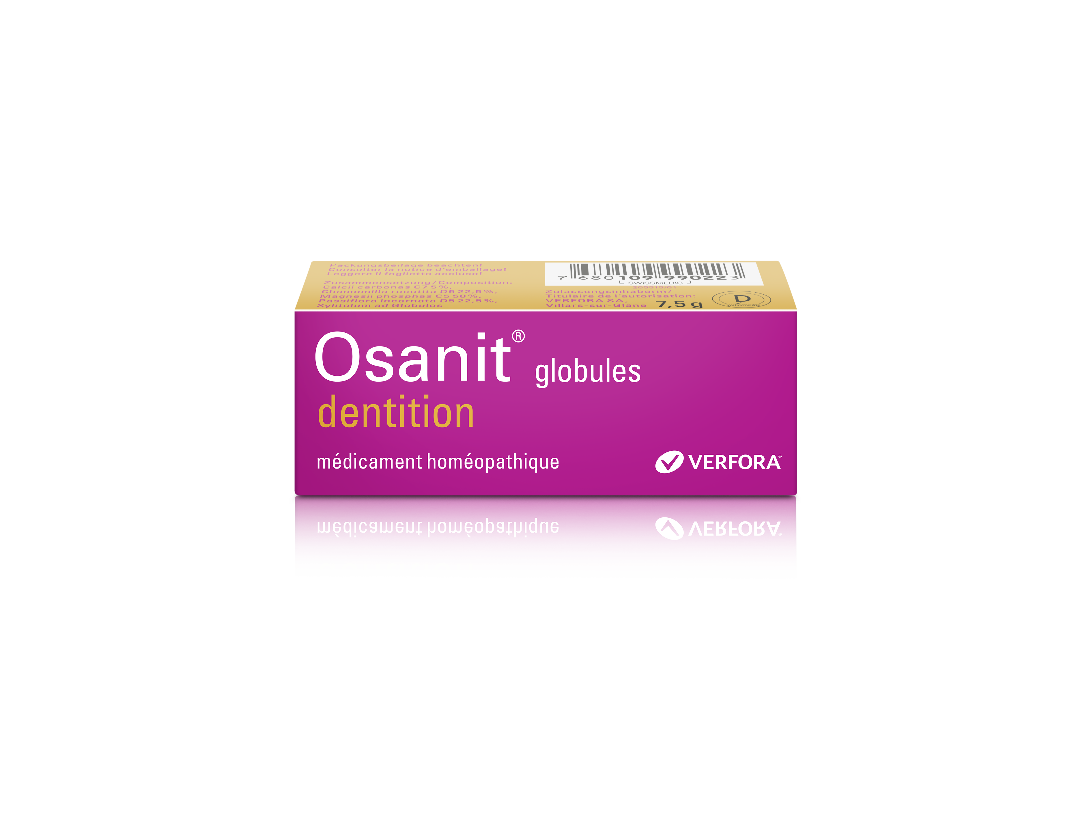 Osanit dentition, globules