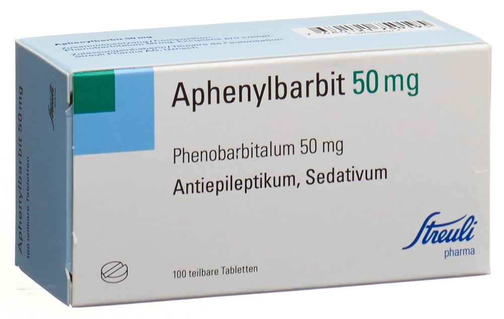 Aphenylbarbit 50 mg, Tabletten