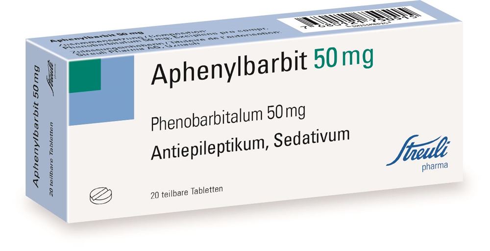 Aphenylbarbit 50 mg, Tabletten