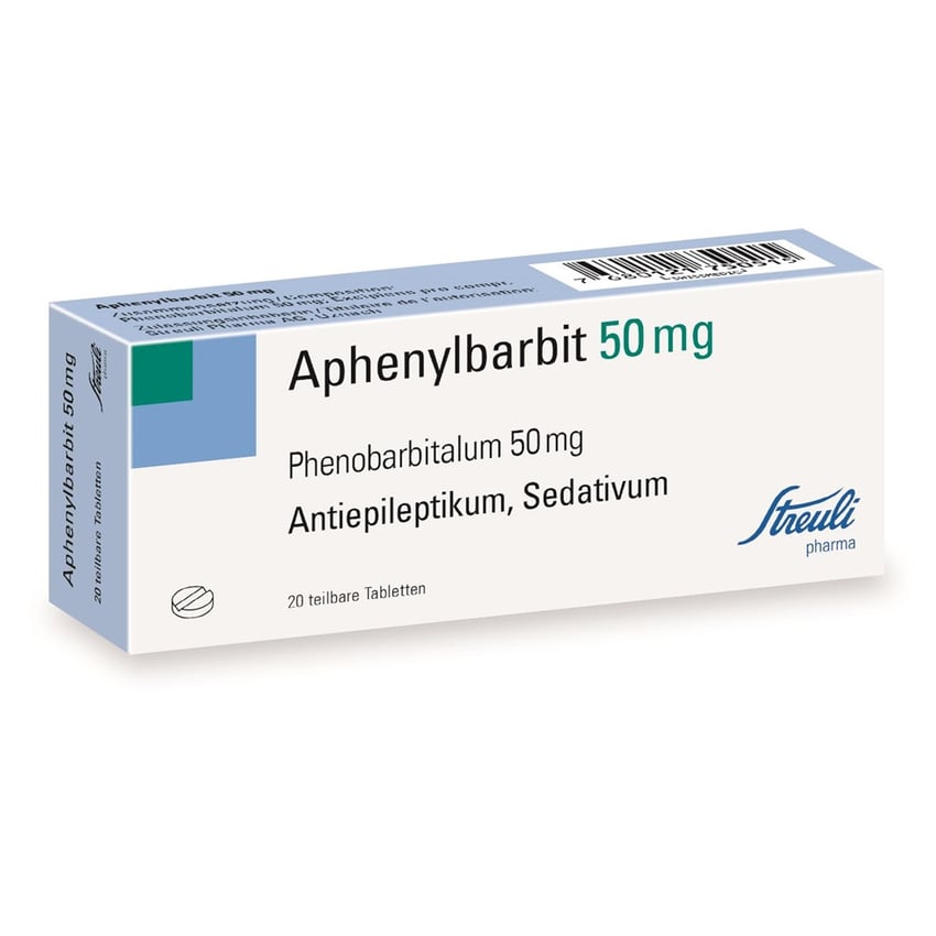 Aphenylbarbit 50 mg, Tabletten