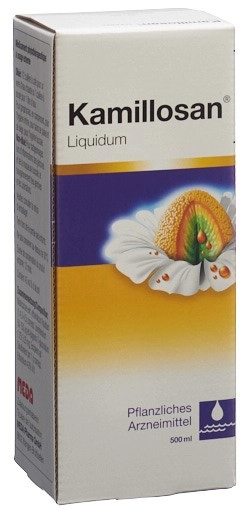 Kamillosan Liquidum, Flüssigkeit zur Anwendung auf der Haut