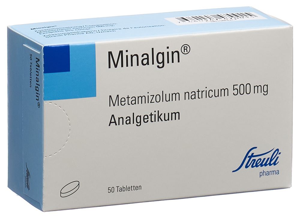 MINALGIN cpr 500 mg ovale 50 pce