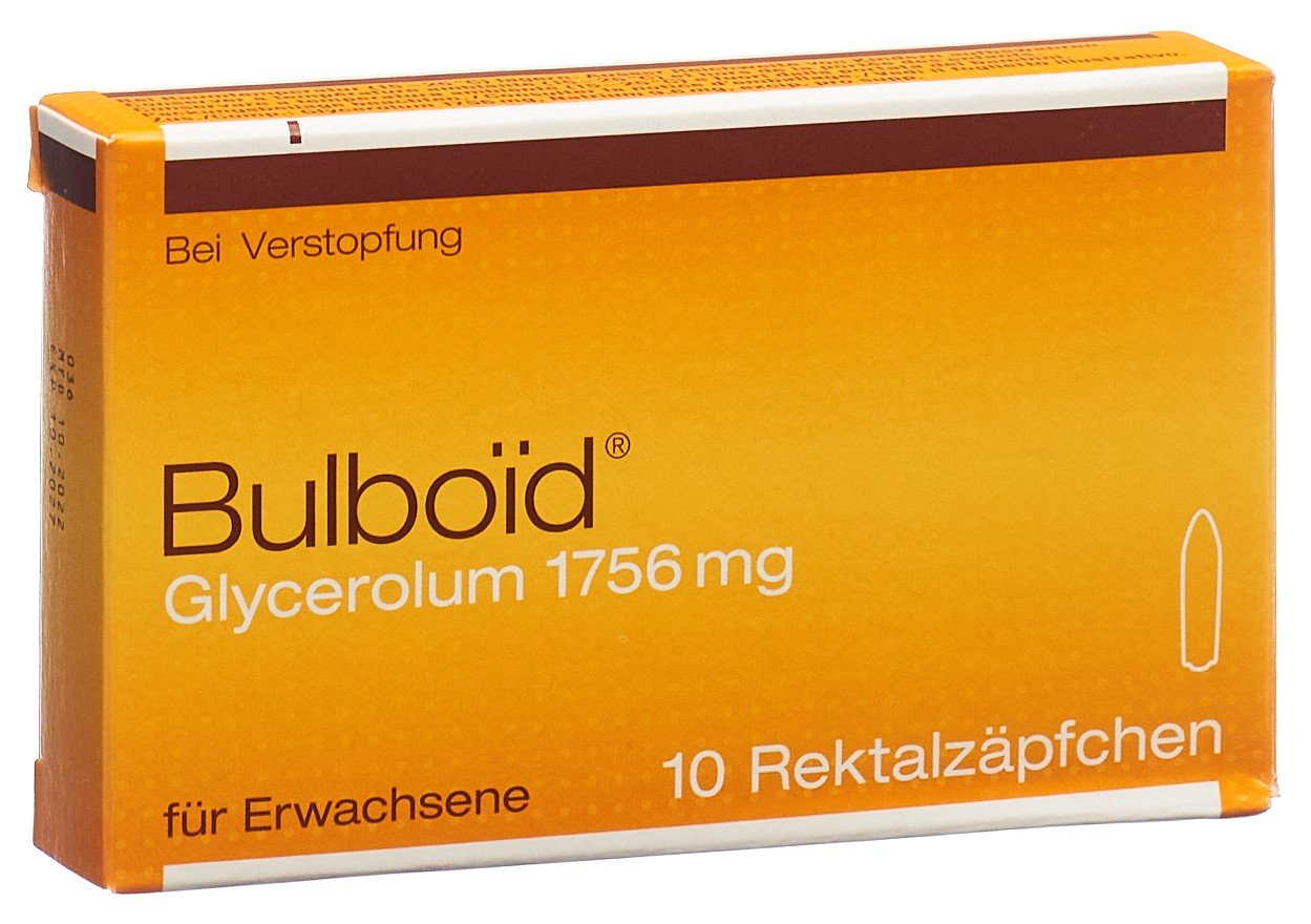 Bulboid für Erwachsene, Suppositorien