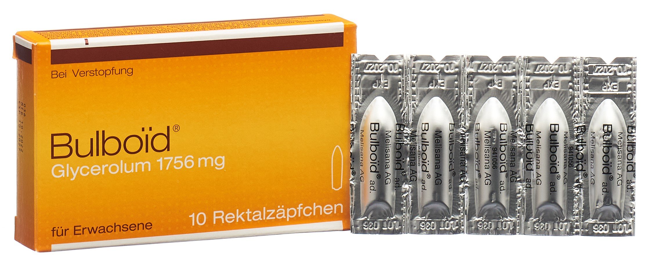 Bulboid für Erwachsene, Suppositorien