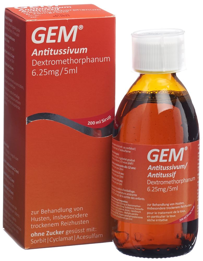 GEM Antitussif sirop fl 200 ml
