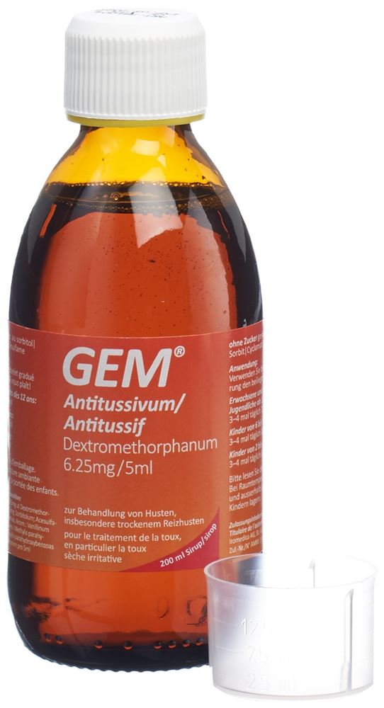 GEM Antitussif sirop fl 200 ml